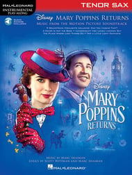 Mary Poppins Returns Tenor Sax Book with Online Audio Access cover